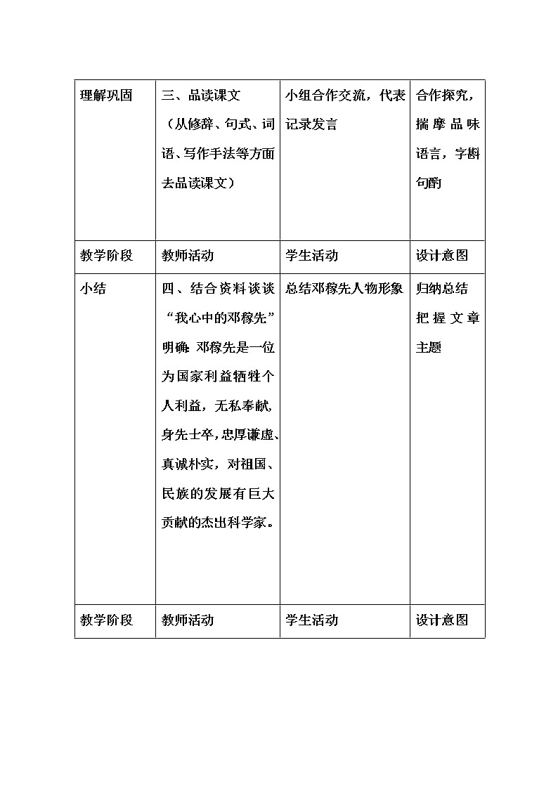 《邓稼先》教研组备课教学设计03