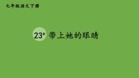 初中语文人教部编版七年级下册24*带上她的眼睛图文课件ppt