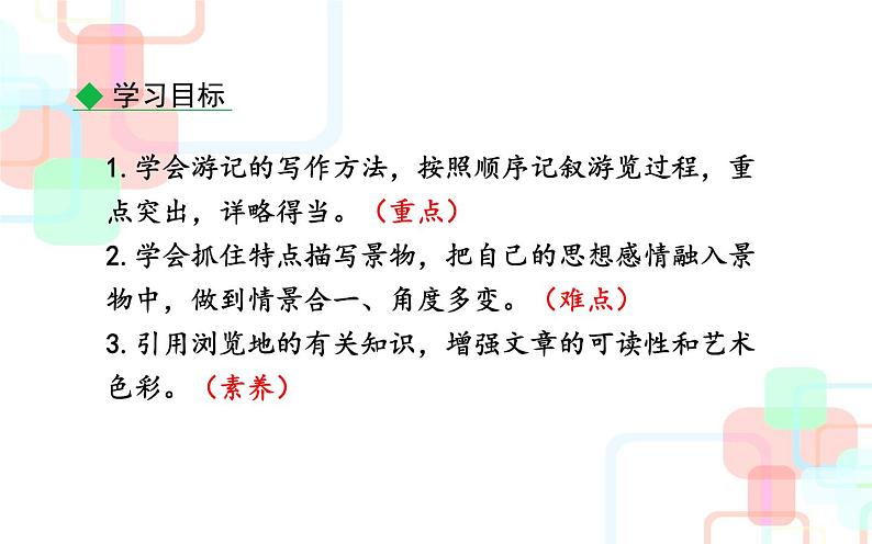 《学写游记》教研组备课课件02