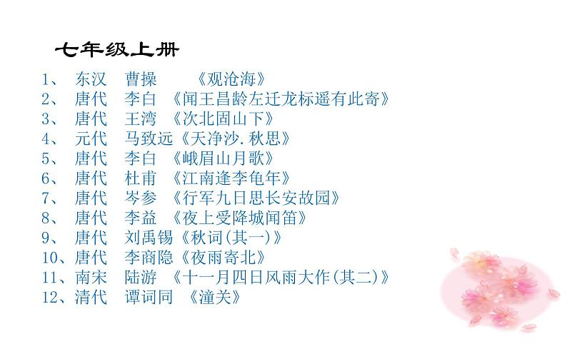 《古诗苑漫步》教学专用课件06