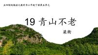 初中语文人教部编版 (五四制)六年级下册(2018)19* 青山不老课文配套课件ppt