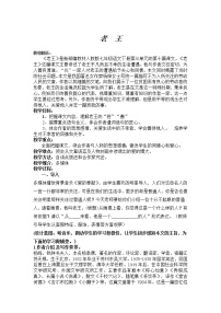 初中语文人教部编版七年级下册第三单元11 老王教学设计
