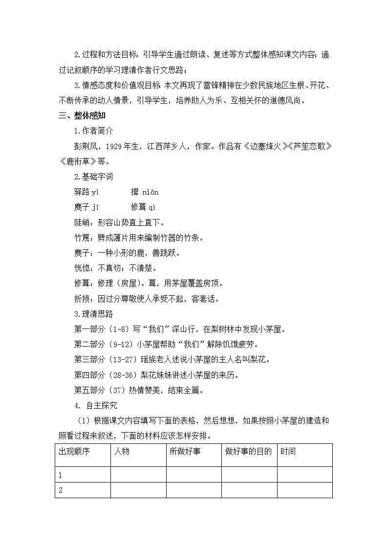 驿路梨花 优课创新教学设计02