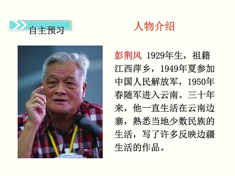 【教学课件】部编版语文七年级下册第4单元15  驿路梨花06