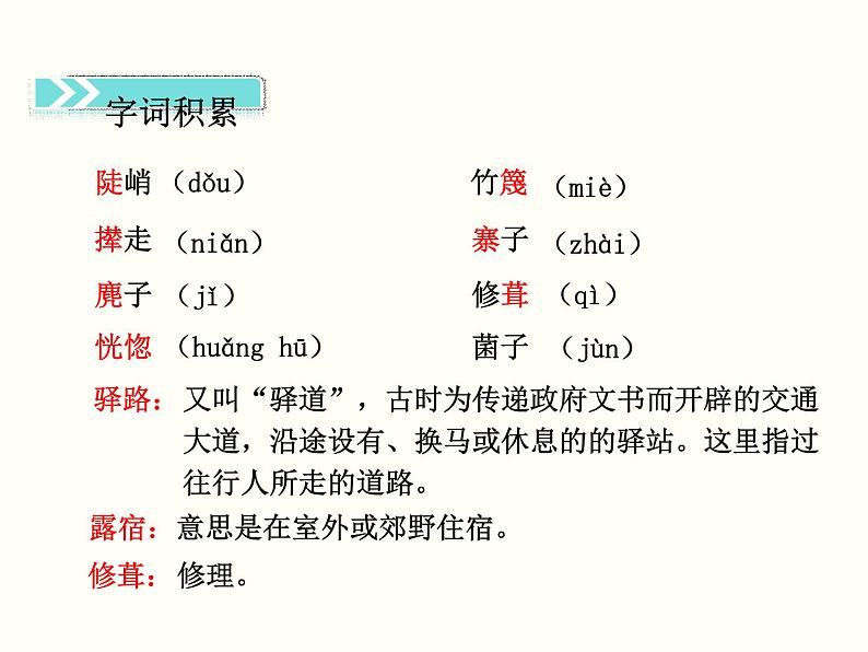 【教学课件】部编版语文七年级下册第4单元15  驿路梨花08