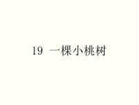 初中语文人教部编版七年级下册19*一棵小桃树教课内容ppt课件