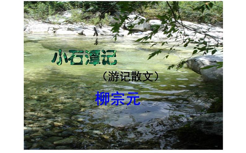 《小石潭记》教师专用课件04