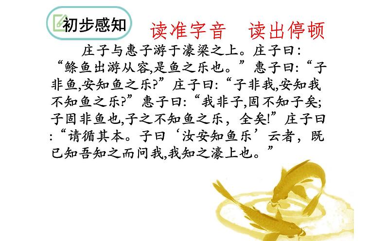 《庄子与惠子游于濠梁之上》公开课教学课件07