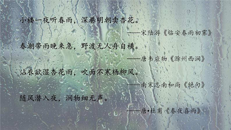 《雨的四季》创优公开课一等奖课件04