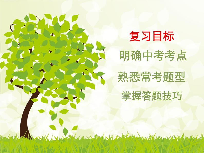 专题四：古诗词复习课件——山东省2021年第二轮中考复习02