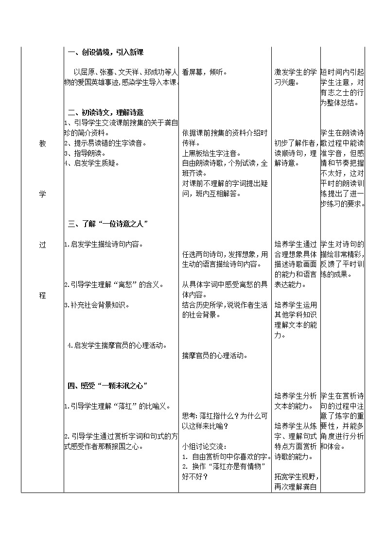 己亥杂诗（其五）优课创新教案设计02