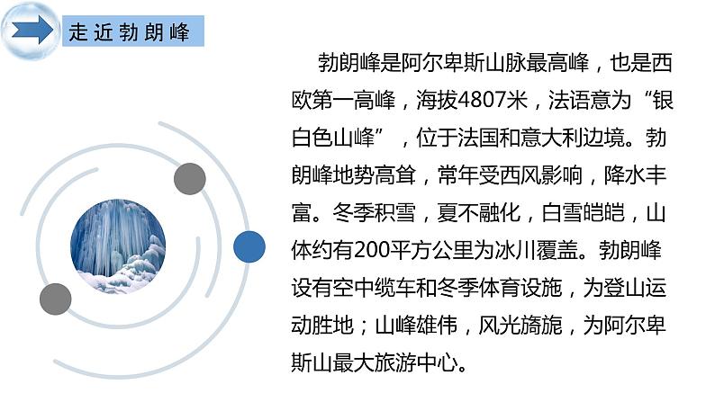 八下语文《登勃朗峰》优创教学课件PPT07