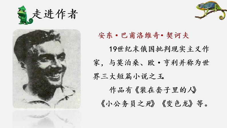 《变色龙》创优公开课教学课件07