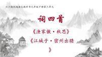 语文人教部编版12 词四首综合与测试说课ppt课件