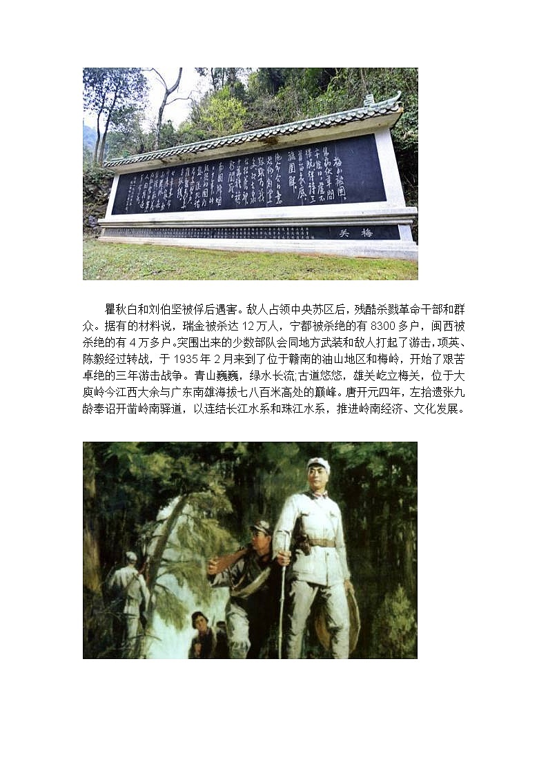 【精品】部编版九年级下册 语文 第1单元 第2课 梅岭三章  （课件+教案+素材+说课稿+导学案）02