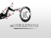 2020—2021学年部编版语文九年级下册第24课《诗词曲五首——白雪歌送武判官归京》课件（共11张PPT）