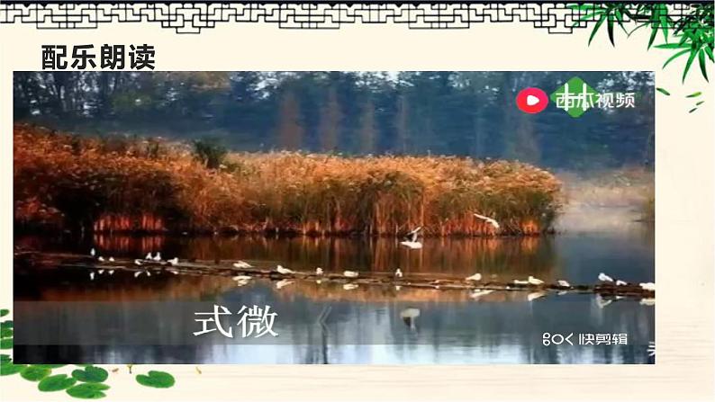 八下语文《式微》《子衿》精品课件08