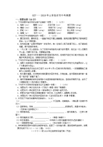 027—2019年山东省临沂市中考语文试题及答案（word）