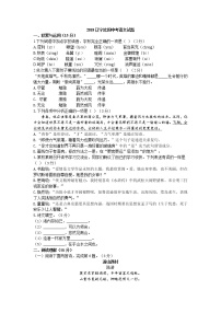 088.2018年辽宁省沈阳市中考语文试题（word版，含答案）