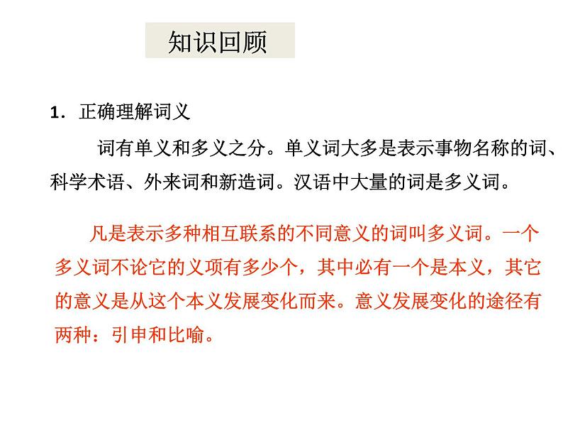 中考词语辨析与词语(成语)运用复习 课件04