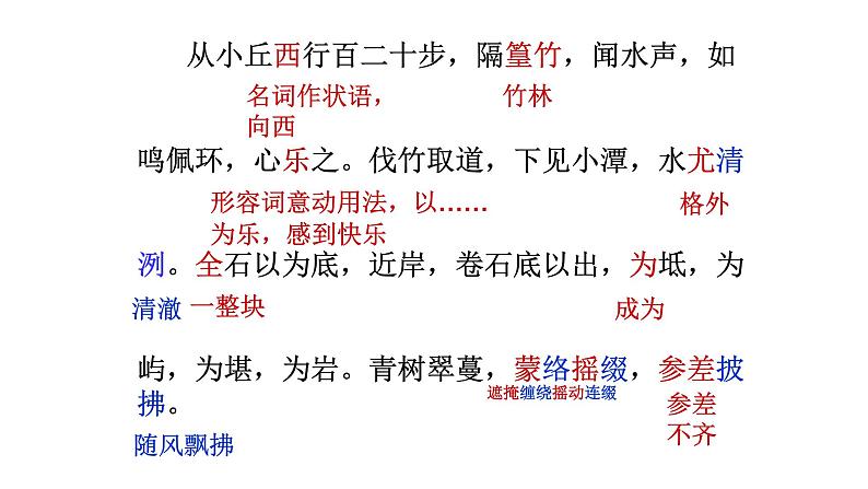 2020-2021学年部编版语文八年级下册第10课《小石潭记》课件（22张PPT）第8页