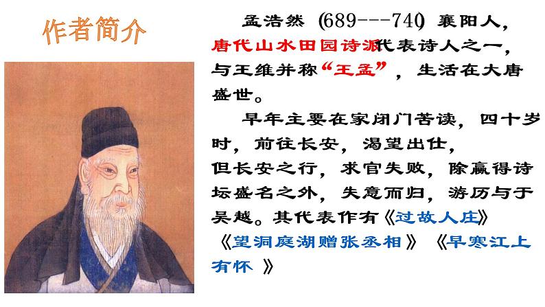 《望洞庭湖赠张丞相》课件（共30张PPT）朗诵修改06