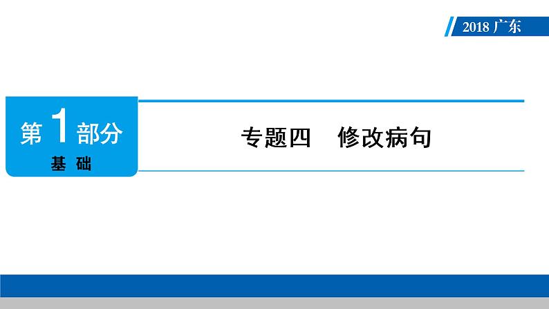 广东省2018届中考语文课件：第1部分 专题4 (共121张PPT)01