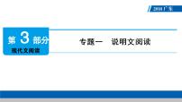 广东省2018届中考语文课件：第3部分 专题1 (共79张PPT)