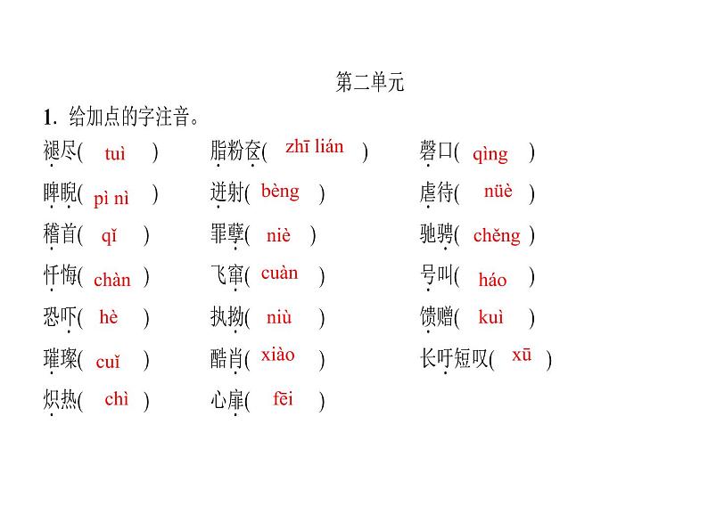 2018年中考语文（人教版，通用版）总复习课件：第一部分 教材知识梳理 八下现代文、诗词(共27张PPT)第5页