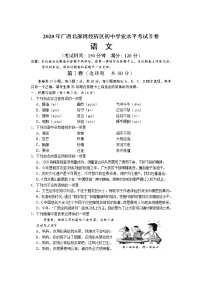 2020年广西北部湾经济区初中学业水平考试Ⅱ卷语文试题（word版有答案）