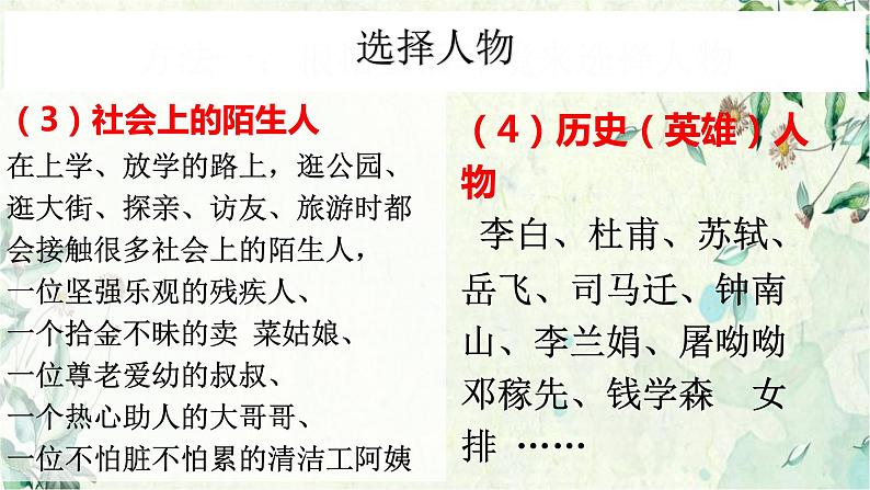 第一单元写作《写出人物的精神》课件第6页