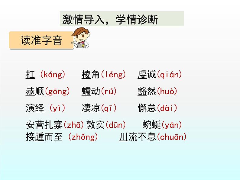 初中  语文  人教部编版  八年级下册  第五单元  18 在长江源头各拉丹冬第8页