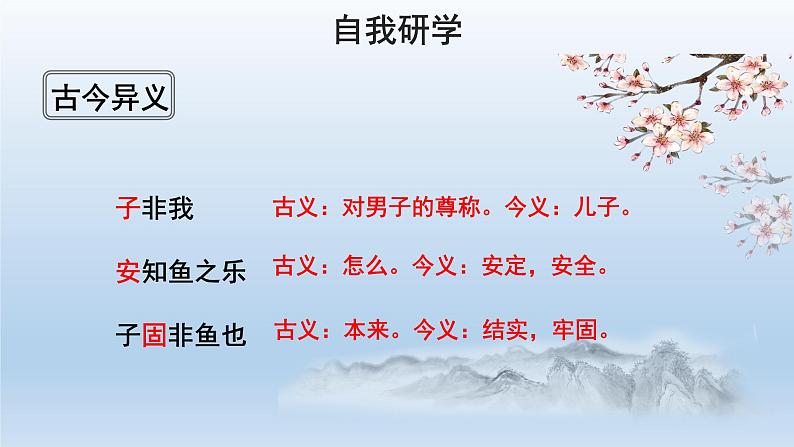 部编版语文八年级下册21《庄子与惠子游于濠梁之上》课件（23张PPT）04