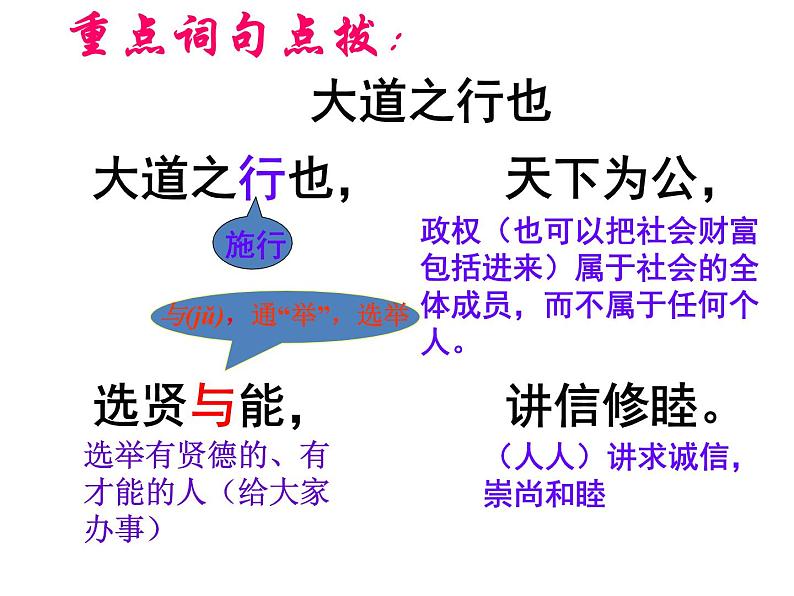 大道之行也课件  公开课第8页
