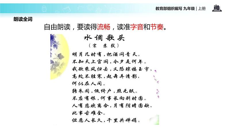 【教学课件】《水调歌头》（语文部编九上）第4页