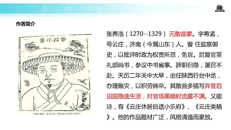 【教学课件】《山坡羊 潼关怀古》第4页