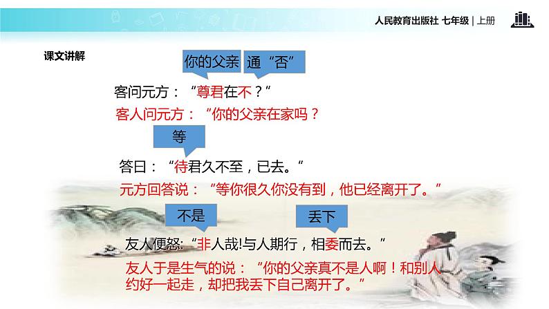【教学课件】《陈太丘与友期行》（人教）第7页