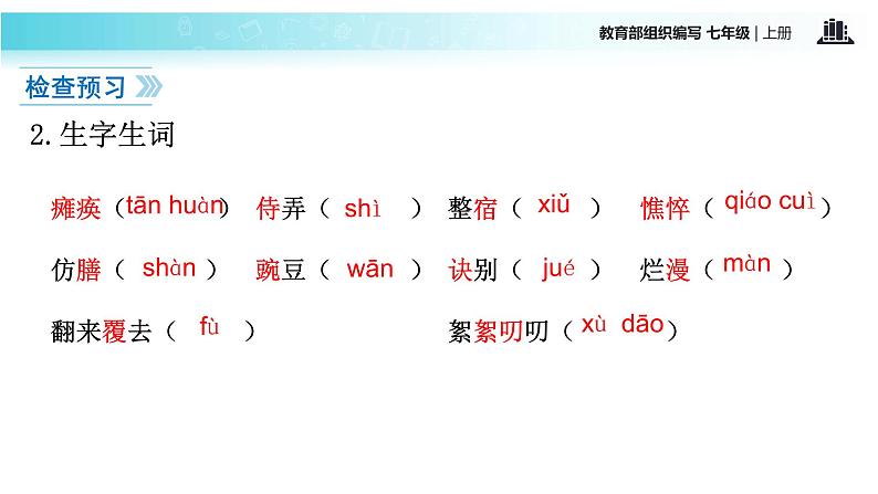 【教学课件】《秋天的怀念》（语文部编七上）第4页
