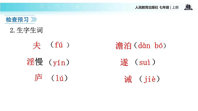 【教学课件】《诫子书》（语文部编七上）第4页