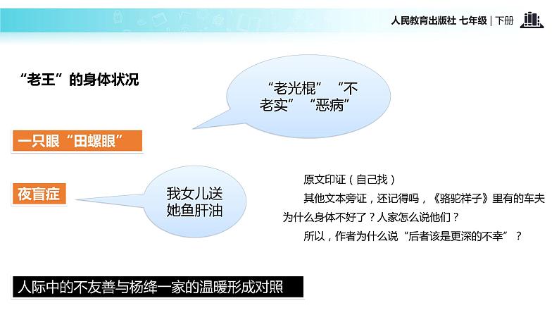 【教学课件】《老王》（人教）第6页