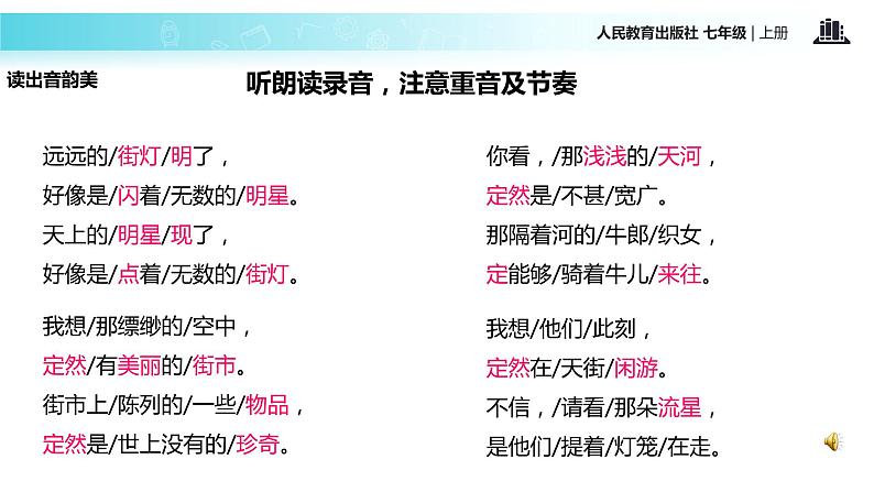 【课件】《天上的街市》（人教）第4页