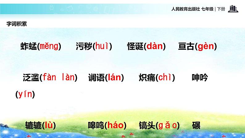 探究式教学【教学课件】《土地的誓言》（人教）第6页