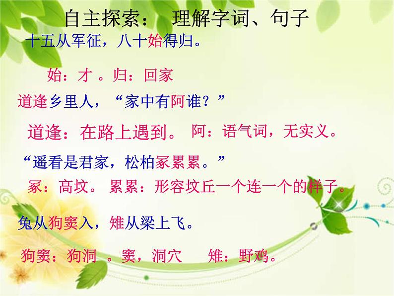 《十五从军征》网课课件第6页