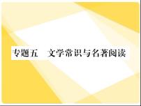 2021届新人教版八年级语文下册专题五：文学常识与名著阅读习题课件