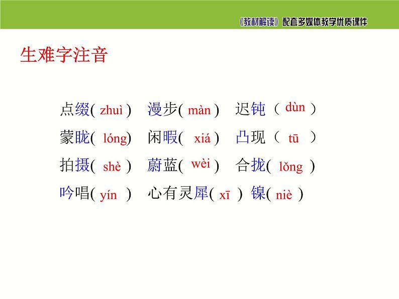 七年级语文下册同步课件23：带上她的眼睛06