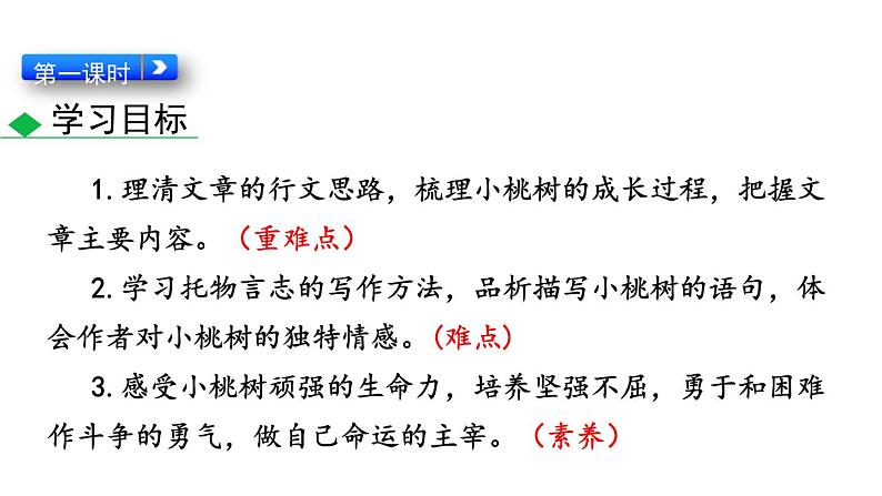 1一棵小桃树第3页