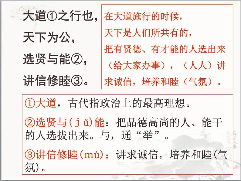 部编版语文八年级下册第22课《礼记二则——大道之行也》课件（共21张PPT）05
