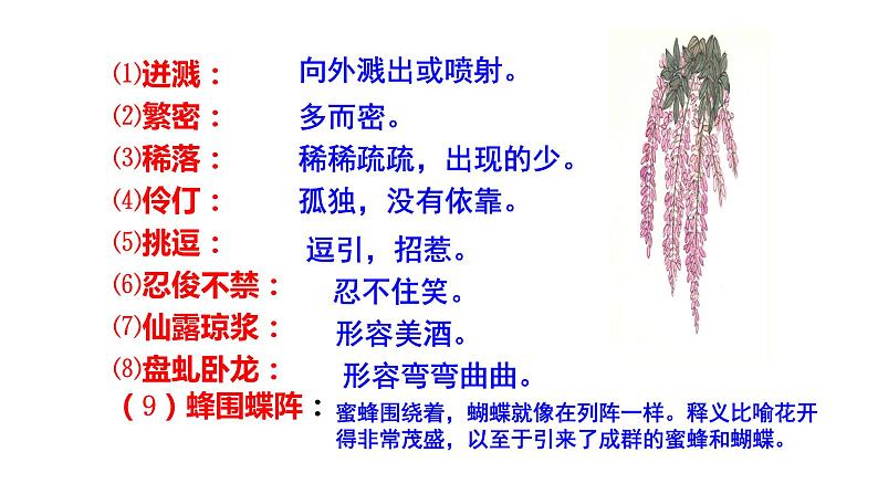 部编版语文七年级下册第18课《紫藤萝瀑布 》课件（共25张PPT）第5页