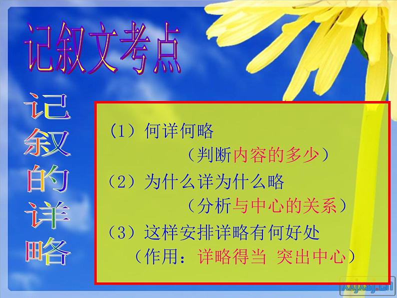 初中现代文阅读之记叙文（含小说散文）解题思路与答题规范05