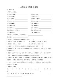文言文专题（九年级上册）10《岳阳楼记》复习专题习题——2021年中考语文系统复习